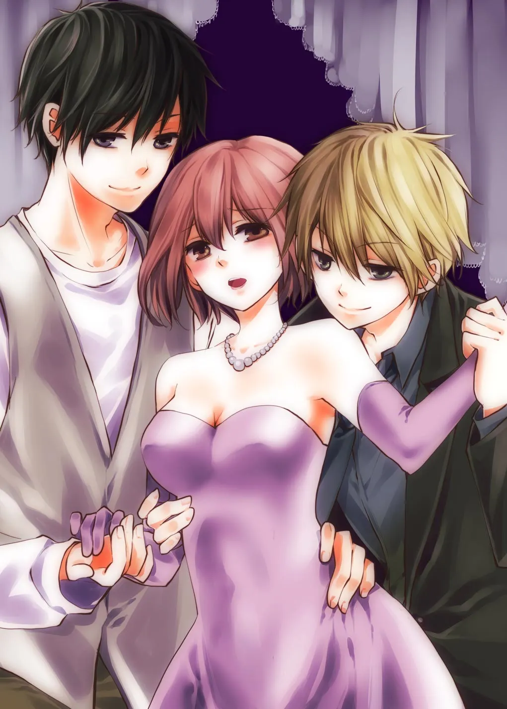 couverture du Manhwa Punie par mon fianc&eacute; devant mon copain