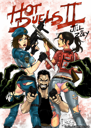 couverture du Bande Dessin&eacute;e [R_ex] Jill VS Zoey (Left 4 Dead, Resident Evil) [French] [Excavateur]