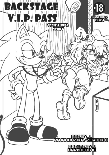 couverture du Bande Dessin&eacute;e [RaianOnzika (ZerbukII, Cylia-The-Antelope) Script by DarkHedgie ] Backstage V.I.P. Pass &ndash; [WIP] FRANCAIS