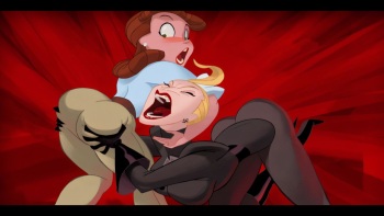 couverture du Bande Dessin&eacute;e Rex Steele: Nazi Smasher &ndash; Greta Schultz Art + Screenshots + Comic Panels + Upscaled Screenshots