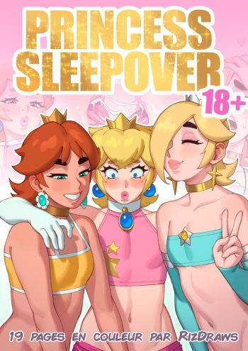 couverture du Bande Dessin&eacute;e [Rizdraws] Princess Sleepover [French]