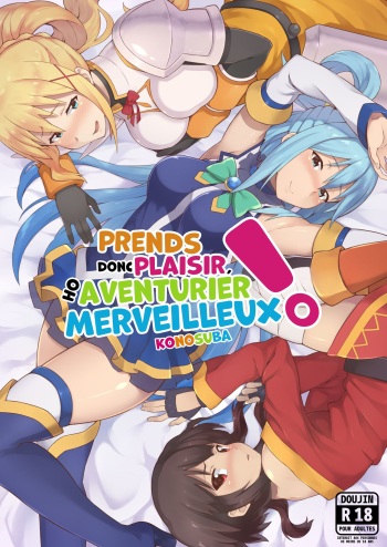 couverture du Manga [Rolling Haiena (Takahan)] Kono Subarashii Boukensha ni Kairaku o! | Prend donc plaisir, ho aventurier merveilleux ! (Kono Subarashii Sekai ni Syukufuku o!) [French] [Les Poro&iuml;niens] [Digital]