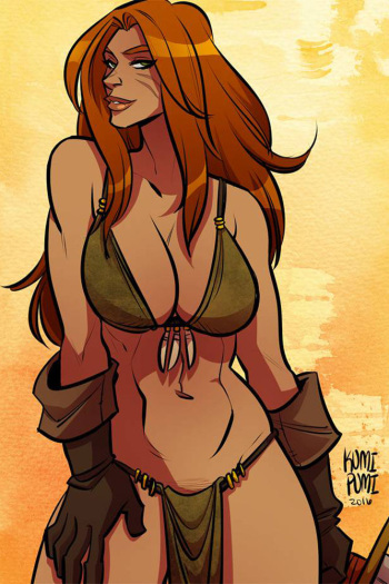 couverture du Bande Dessin&eacute;e Rowena the barbarian [O-S](french)
