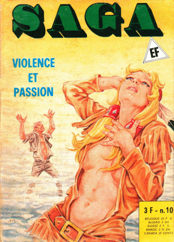 couverture du Bande Dessin&eacute;e Saga 010 &ndash; Violence et passion [French]