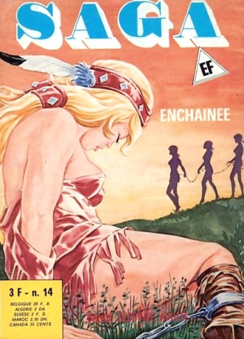 couverture du Bande Dessin&eacute;e Saga 014 &ndash; L&rsquo;encha&icirc;n&eacute;e [French]