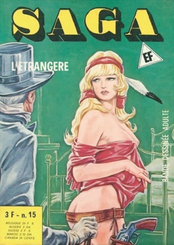 couverture du Bande Dessin&eacute;e Saga 015 &ndash; L&rsquo;&eacute;trang&egrave;re [French]