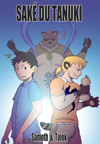 couverture du Bande Dessin&eacute;e Sak&eacute; du tanuki