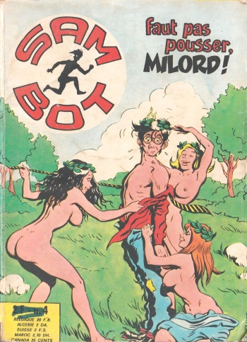 couverture du Bande Dessin&eacute;e Sam Bot 004 &ndash; Faut pas pousser, Milord ! [French]