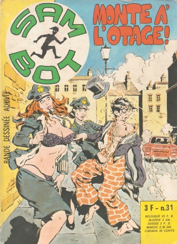 couverture du Bande Dessin&eacute;e Sam Bot 031 &ndash; Monte &agrave; l&rsquo;otage !