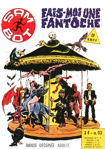 couverture du Bande Dessin&eacute;e Sam Bot 053 &ndash; Fais-moi une fantoche [French]