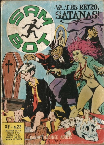 couverture du Bande Dessin&eacute;e Sam Bot n.22 &ndash; Va, tes r&eacute;tro, Satanas! [French]