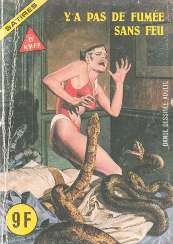 couverture du Bande Dessin&eacute;e Satires 052 &ndash; Y a pas de fum&eacute;e sans feu [French]