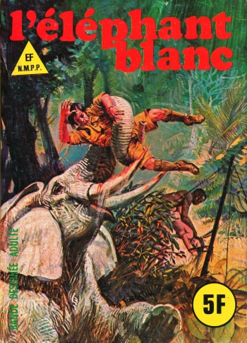 couverture du Bande Dessin&eacute;e S&eacute;rie Jaune 048 &ndash; L&rsquo;&eacute;l&eacute;phant blanc [French] [PJP]