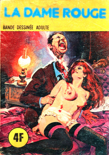 couverture du Bande Dessin&eacute;e S&eacute;rie Jaune 23 &ndash; La dame rouge [French] [PJP]