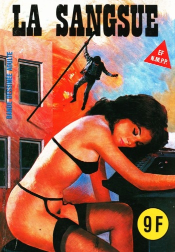 couverture du Bande Dessin&eacute;e S&eacute;rie Rouge 104 &ndash; La Sangsue [French] [PJP]