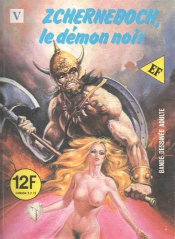 couverture du Bande Dessin&eacute;e S&eacute;rie Violette 014 &ndash; Zcherneboch, le D&eacute;mon Noir [French]