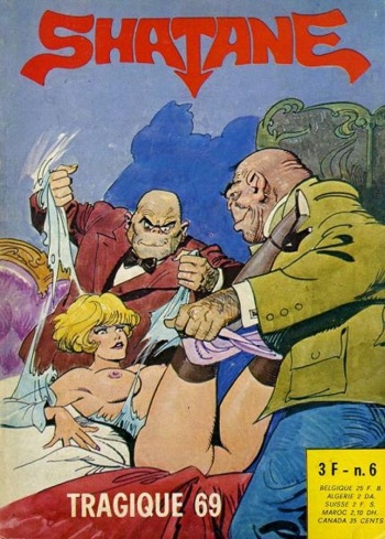 couverture du Bande Dessin&eacute;e Shatane N&deg;6 &ndash; Tragique 69 [French]