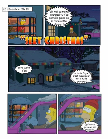 couverture du Bande Dessin&eacute;e Simpsons xxx &ndash; N&ouml;el sexy (Partie 1) (French)