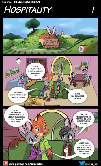 couverture du Bande Dessin&eacute;e [Siroc] Hospitality (Zootopie) [Fran&ccedil;ais]