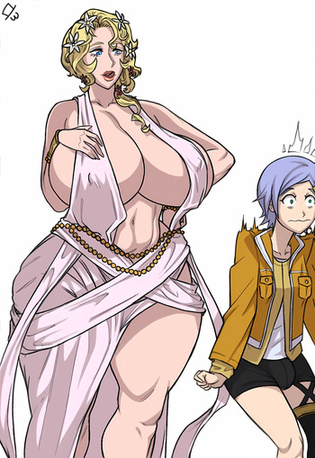 couverture du Bande Dessin&eacute;e [SirWankies] Aphrodite getting her hands on G&ouml;ll, or rather her ass. (Record of Ragnarok)