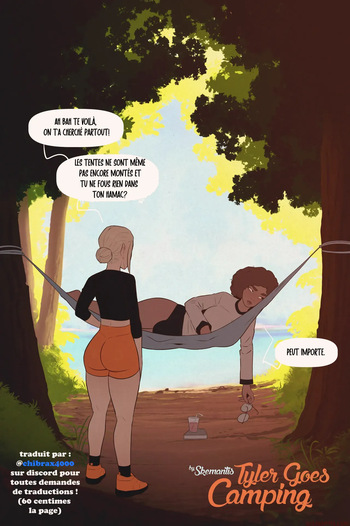 couverture du Doujinshi [Skemantis] Tyler goes camping part.1 (French Translation)