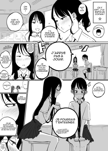 couverture du Manga [Sky Dogma (Pandacorya)] Kareshi to no Ecchi ga Jouzu ni Dekiru you ni Ecchi no Renshuu Aite o Shite kureru Onna Tomodachi | Mon amie m&rsquo;entra&icirc;ne au lit pour que je sois meilleure avec mon copain [French] [LaculottedelaReine]