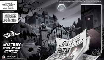 couverture du Bande Dessin&eacute;e [Sleepygimp] Nancy Templeton &ndash; Mystery of the Vanished Heiress [French][Edd085]