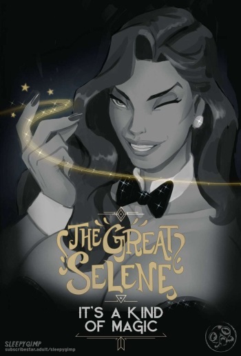 couverture du Bande Dessin&eacute;e Sleepygimp &ndash; The great Selene. It&rsquo;s a kind of magic &ndash; French