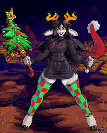 couverture du Bande Dessin&eacute;e [Snao] Noelle's Trollsona (Deltarune//Homestuck)
