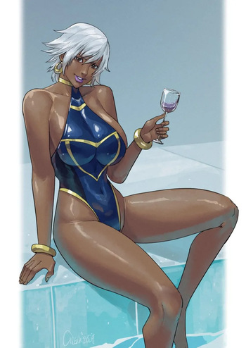 couverture du Bande Dessinée Storm, anime and cartoon designs (X-Men).