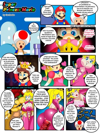 couverture du Bande Dessin&eacute;e Super Princess Mario Espa&ntilde;ol