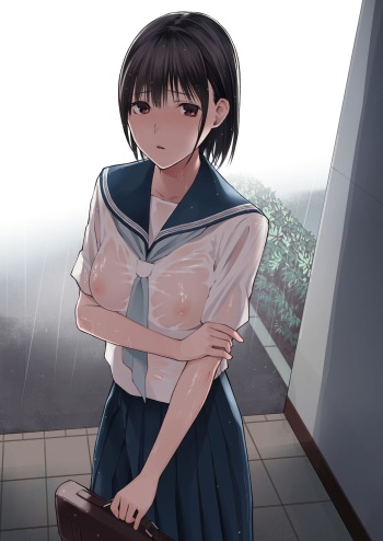 couverture du Manga [Team☆Lucky] Ame no Hi wa, Honnori Chikubi [French] [Chocolatine]