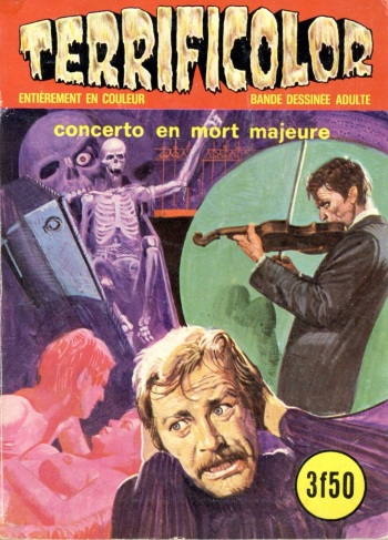 couverture du Bande Dessin&eacute;e Terrificolor 014 &ndash; Concerto en mort majeure [French]