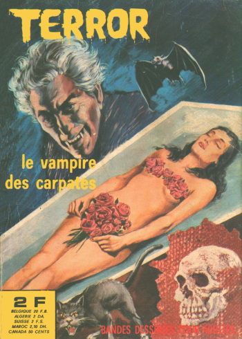 couverture du Bande Dessin&eacute;e Terror 011 &ndash; Le Vampire des Carpates [French] [PJP]