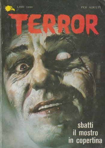 couverture du Bande Dessin&eacute;e Terror &ndash; 173 &ndash; Le monstre &agrave; la Une [Russian] [Fabian]