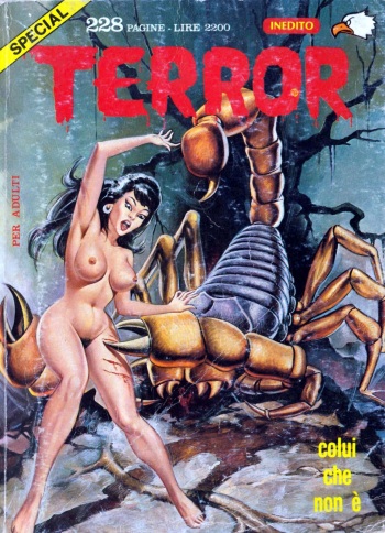 couverture du Bande Dessin&eacute;e Terror Special 28 (S&eacute;rie Blanche 10) &ndash; La marque du scorpion [French] [AtomHic]