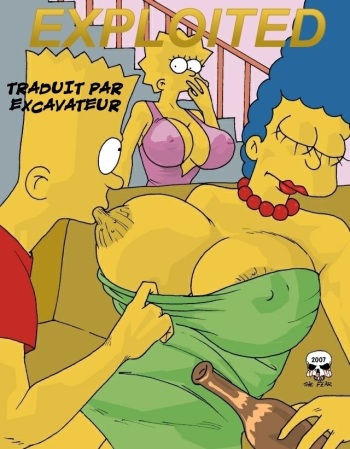 couverture du Bande Dessin&eacute;e [The Fear] Exploited [The Simpsons] [French] [Excavateur]