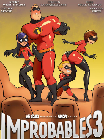 couverture du Bande Dessin&eacute;e The Improbables 3 (the incredibles) [French] [angel_ghost]