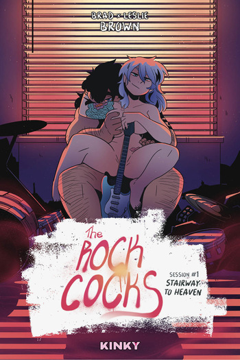 couverture du Bande Dessin&eacute;e The Rock Cocks &ndash; 1 &ndash; Stairway to Heaven [French]