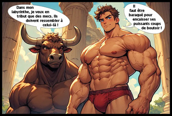 Theme: Minotaur &ndash; Part 1 &ndash; [AI Generated] &ndash; [FRENCH]