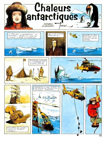couverture du Bande Dessin&eacute;e [Topaz] Chaleurs Antarctiques [French]