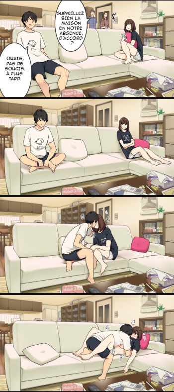 [Wakamatsu] Oya ga Mitenai Kan ni Sex Shiteru Shitei, H Scene Append ver [French]