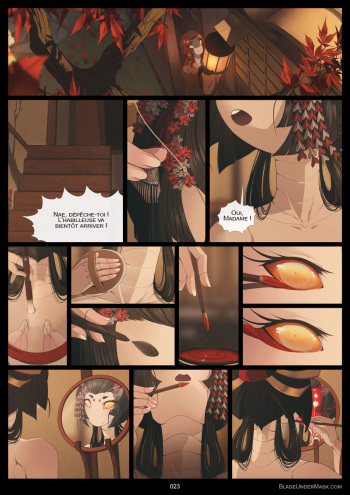 couverture du Bande Dessin&eacute;e [WhiteMantis] Blade Under Mask Ch. 2 [French] [O-S]