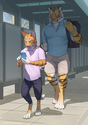 couverture du Bande Dessin&eacute;e [x6udpngx] Cousin Cat