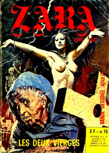 couverture du Bande Dessin&eacute;e Zara la Vampire #16 &ndash; Les deux vierges [french]