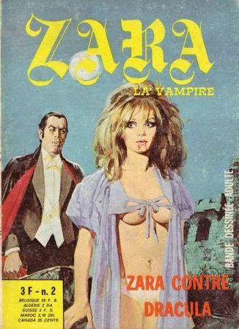 couverture du Bande Dessin&eacute;e Zara la Vampire #2 &ndash; Zara contre Dracula [french]