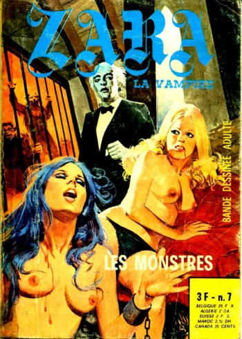 couverture du Bande Dessin&eacute;e Zara la Vampire #7 &ndash; Les monstres [french]