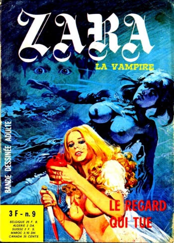 couverture du Bande Dessin&eacute;e Zara la Vampire #9 &ndash; Le regard qui tue [french]