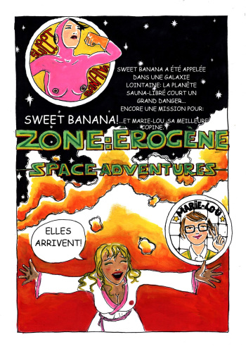 couverture du Bande Dessin&eacute;e Zone:&eacute;rog&egrave;ne space adventures